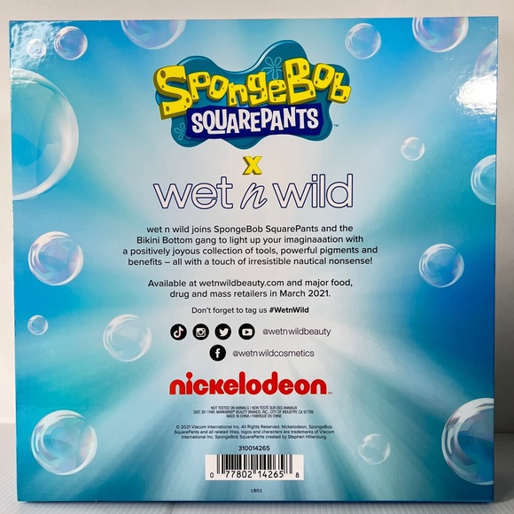 ✨NEW✨ SpongeBob SquarePants Ltd. Edition Full Vault Collection 12 Pc. WET n WILD - Picture 14 of 17